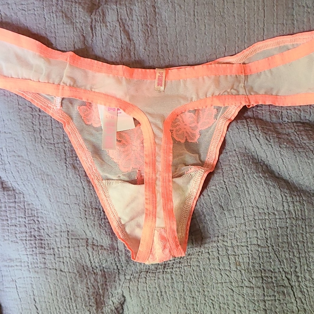 Pink Extra Low Rise Thong - Picture 2 of 2